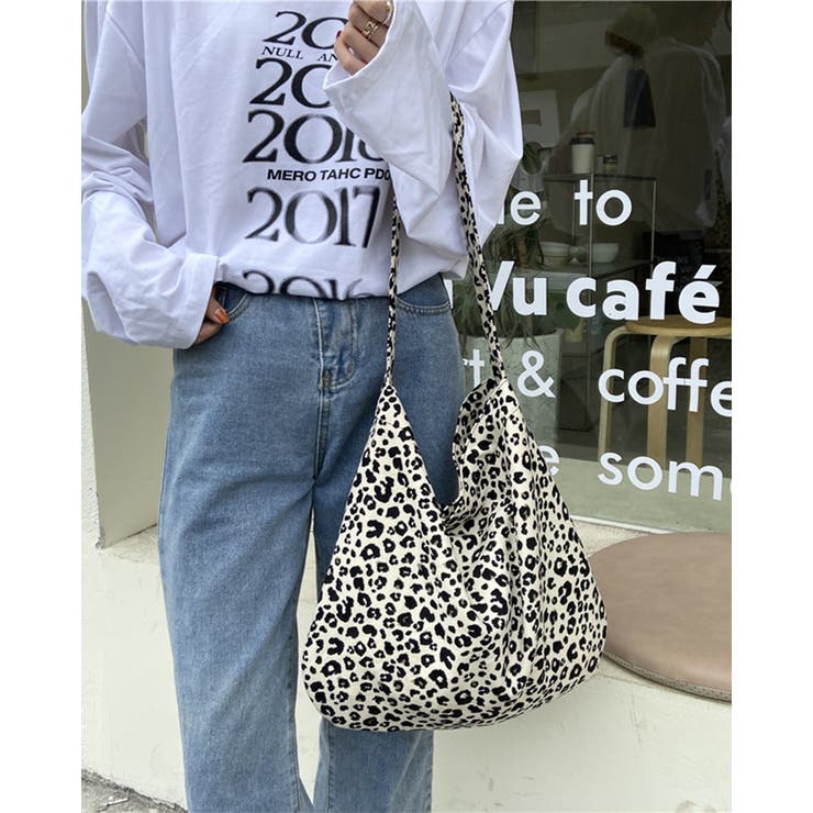 ヒョウ柄 トートバッグ ショルダーバッグ | RAKUku | 詳細画像10 
