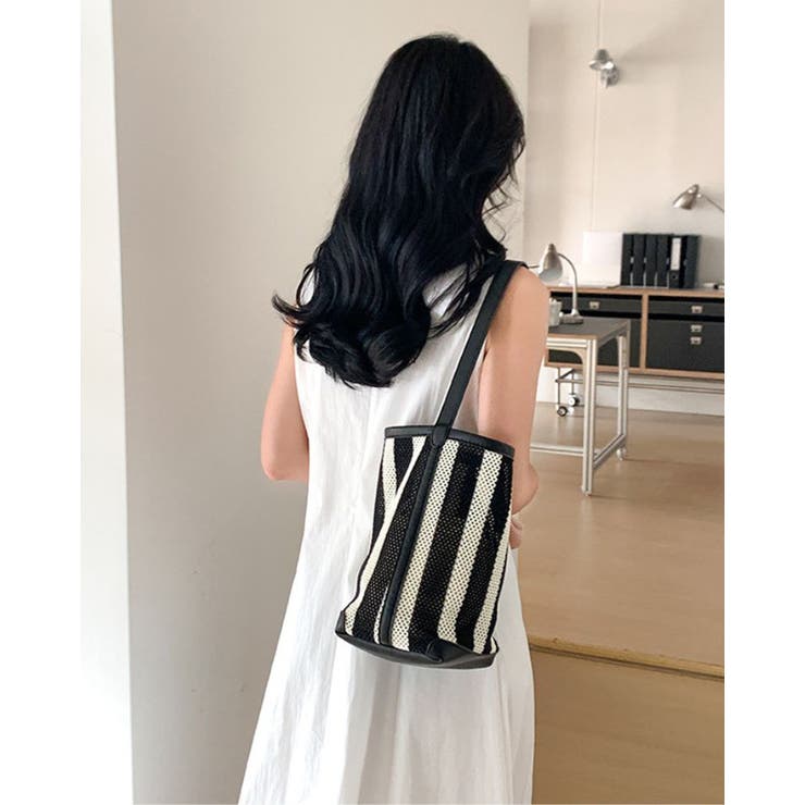 ショルダーバッグ 夏 ストライプ | RAKUku | 詳細画像2 