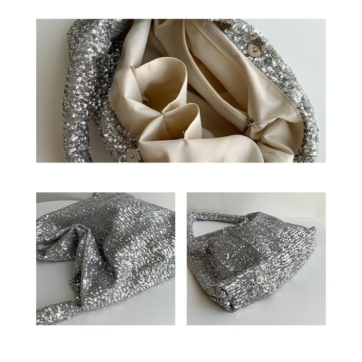 スパンコール トートバッグ ショルダーバッグ | RAKUku | 詳細画像9 