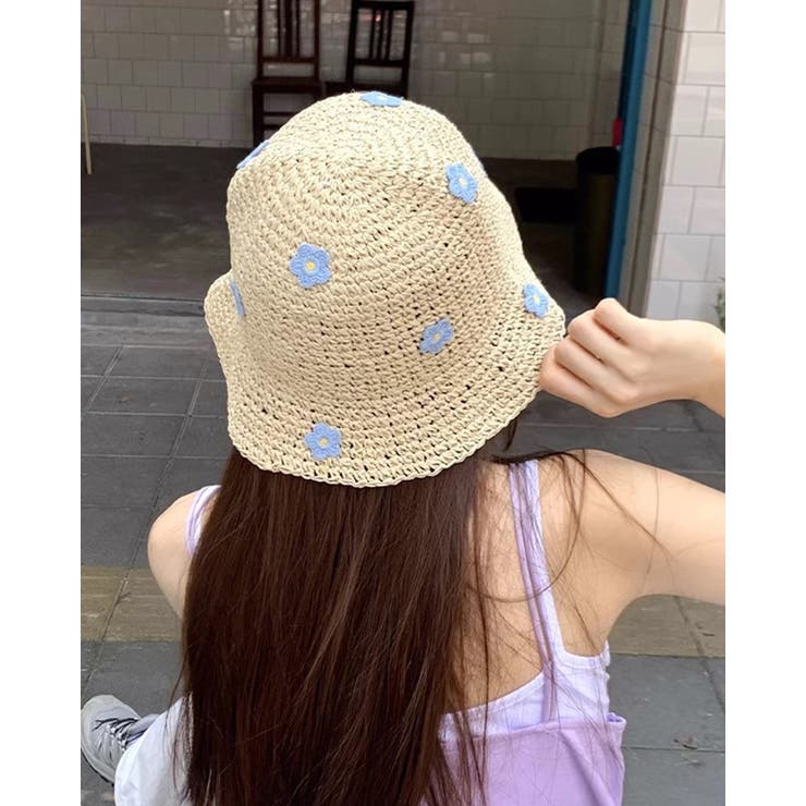 日焼け対策 バケットハット 麦わら帽子 | RAKUku | 詳細画像4 