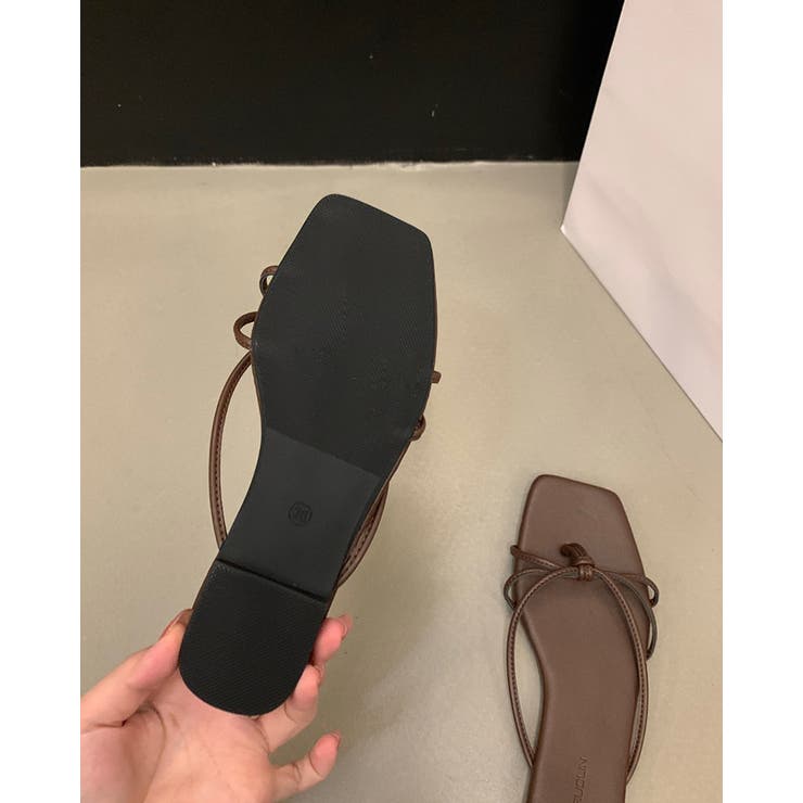 サンダル ストラップサンダル クロスストラップトングサンダル