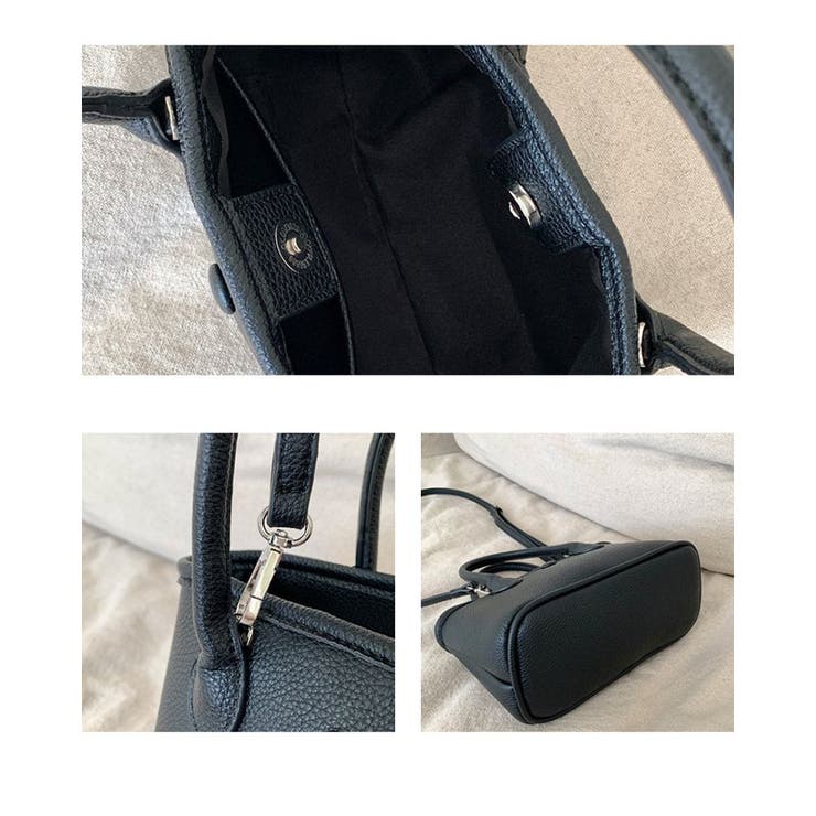 ボタンスクエアレザーミニトートバッグ レーディス バッグ | RAKUku | 詳細画像10 