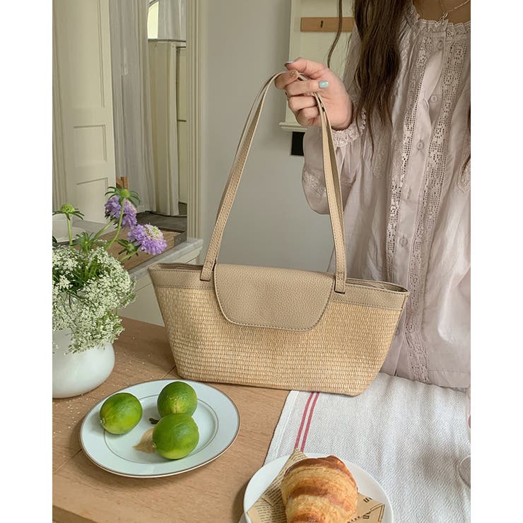 ショルダーカゴバッグ 夏バッグ | RAKUku | 詳細画像2 