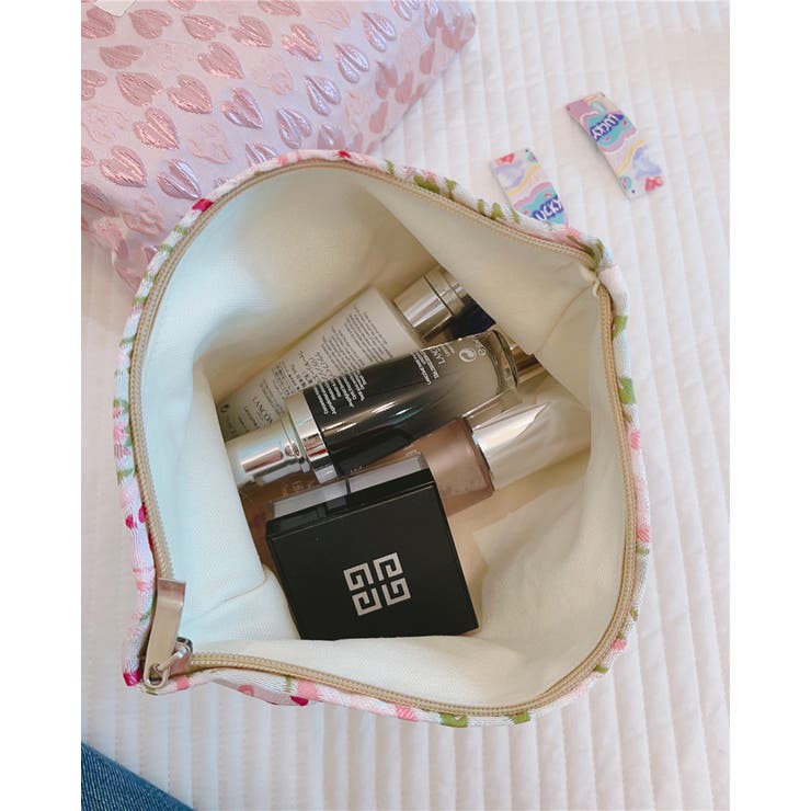 花柄マルチポーチ 化粧ポーチ メイクポーチ | RAKUku | 詳細画像4 