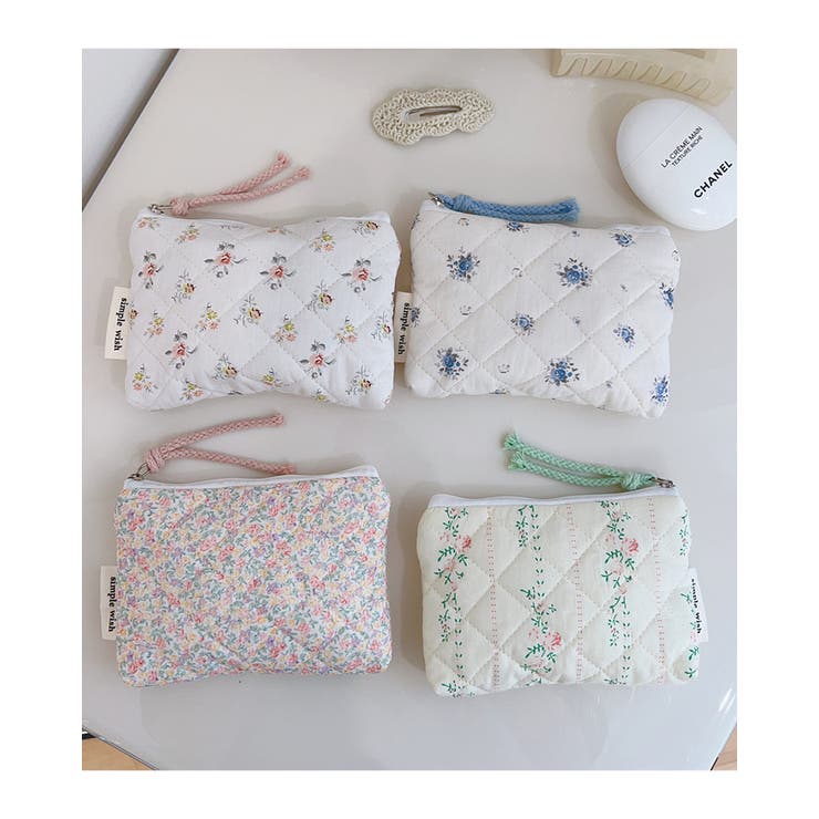 フラワーマルチミニポーチ 化粧ポーチ メイクポーチ | RAKUku | 詳細画像7 