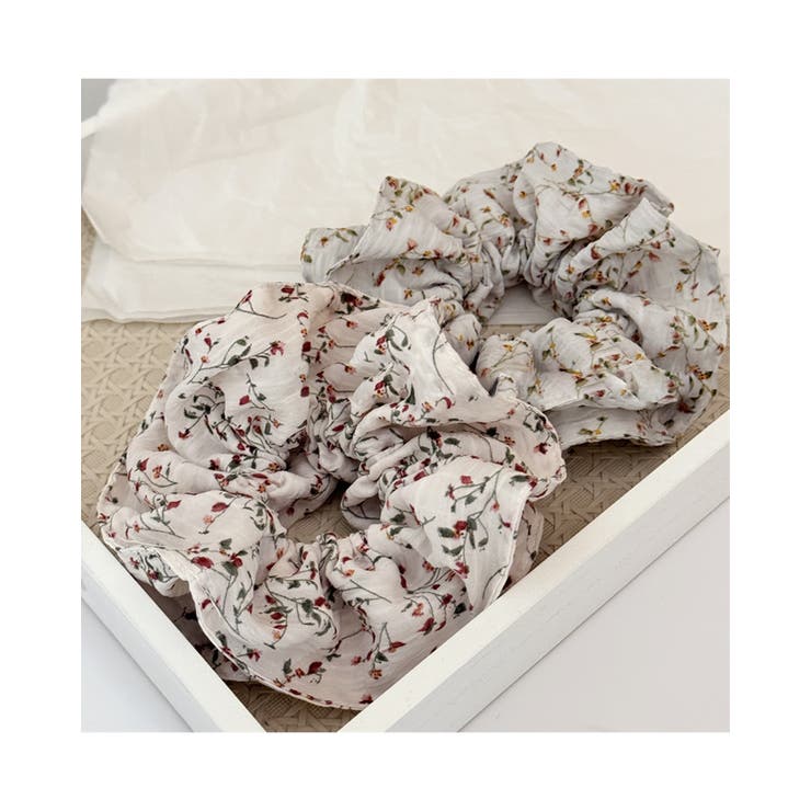 フラワーシュシュ 花柄 小花柄 | RAKUku | 詳細画像3 