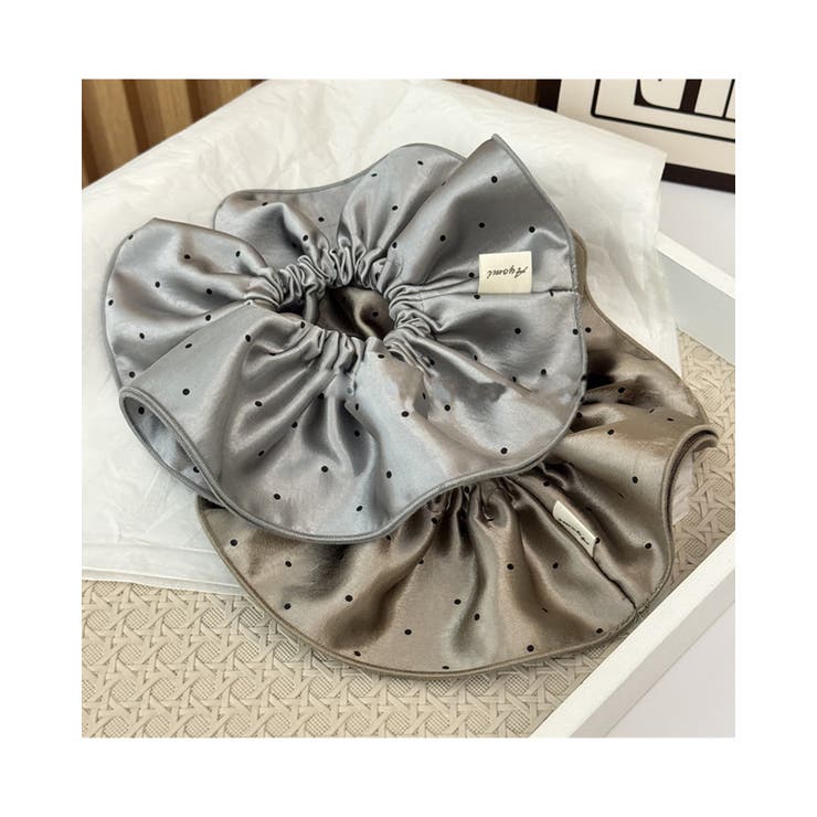 ドット柄ヘアシュシュ ドット ヘアゴム | RAKUku | 詳細画像2 