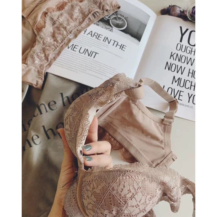 セクシ－盛れるレースブラショーツセット 上下セット ノンワイヤー ランジェリー | RAKUku | 詳細画像15 