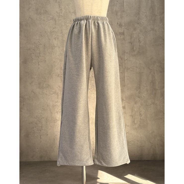 グレー | スウェットパンツ レーディス リラックスパンツ | RAKUku