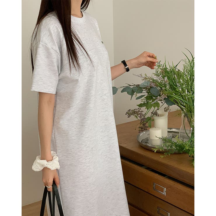 ゆったりワンピース ロング丈 半袖 | RAKUku | 詳細画像19 