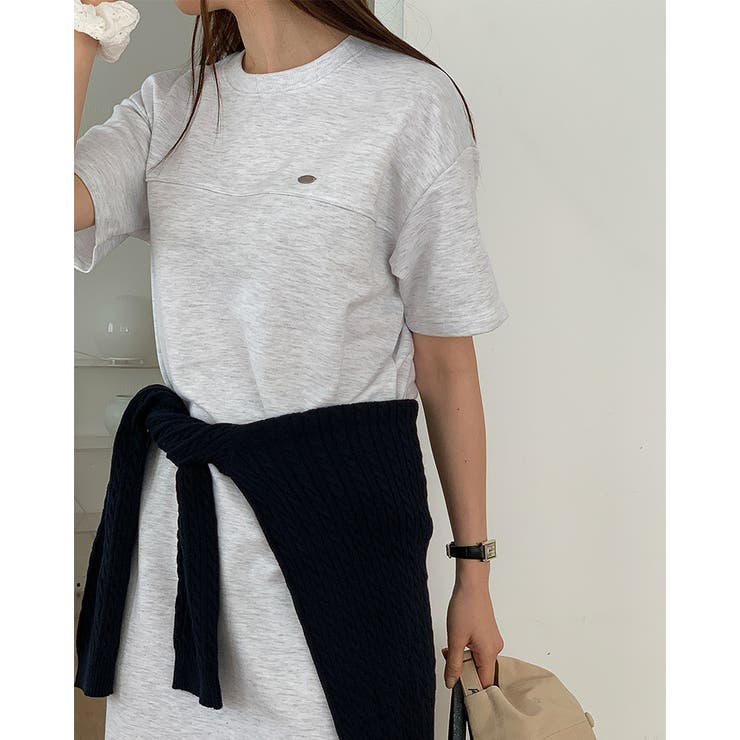 ゆったりワンピース ロング丈 半袖 | RAKUku | 詳細画像4 