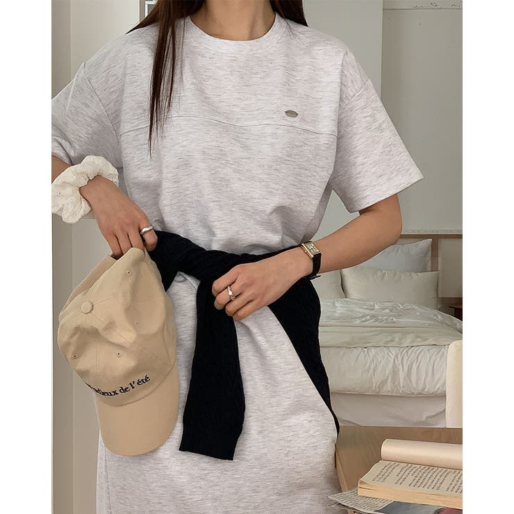 ゆったりワンピース ロング丈 半袖 | RAKUku | 詳細画像8 