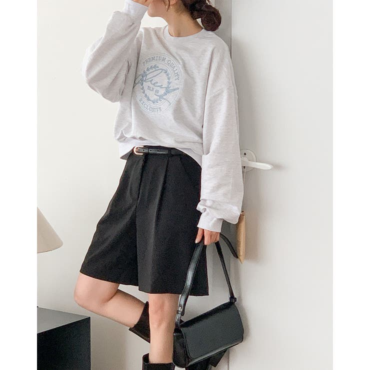 スウェットロゴ 刺繍 ロンT | RAKUku | 詳細画像10 