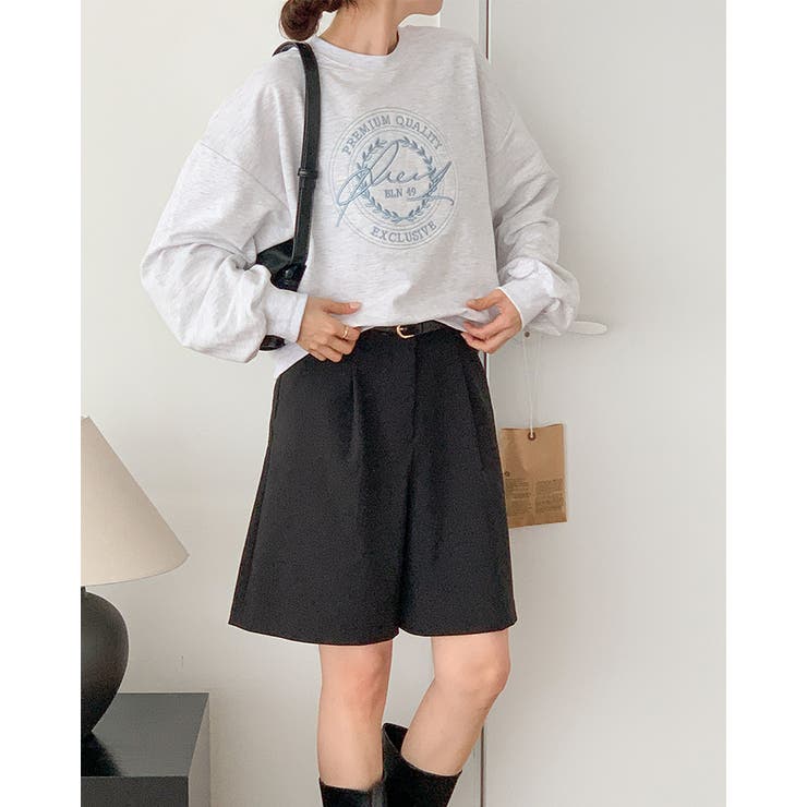 スウェットロゴ 刺繍 ロンT | RAKUku | 詳細画像6 