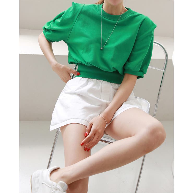 パフスリーブ カットソー 半袖 | RAKUku | 詳細画像10 