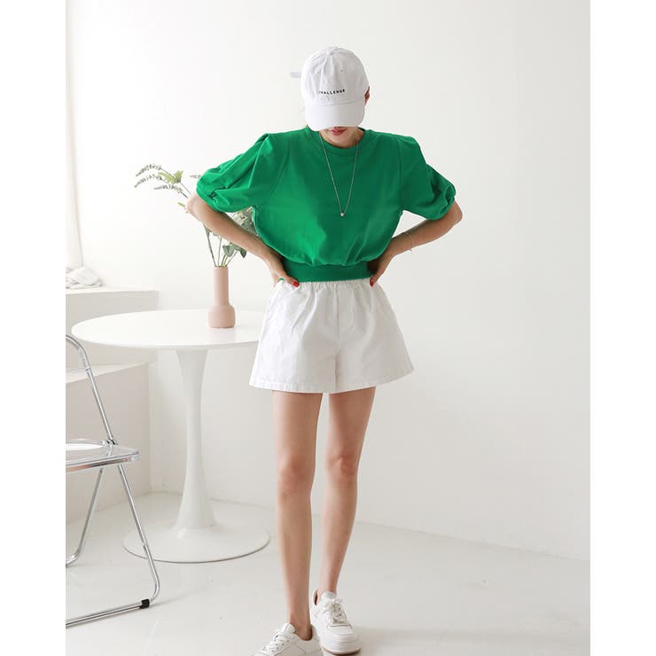 パフスリーブ カットソー 半袖 | RAKUku | 詳細画像8 