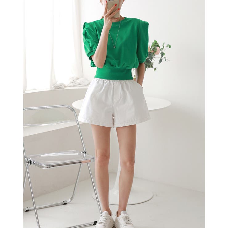 パフスリーブ カットソー 半袖 | RAKUku | 詳細画像9 