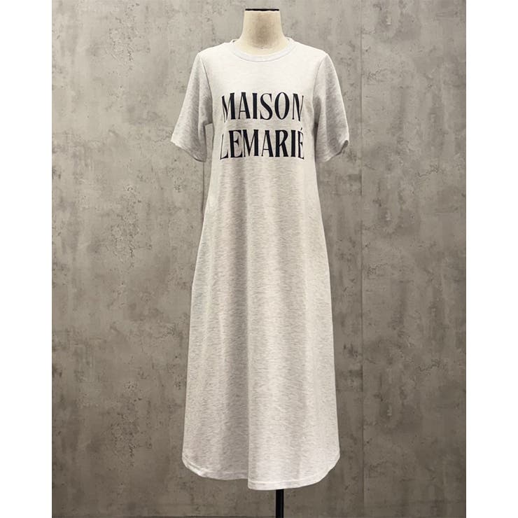 メランジホワイト | Tシャツワンピース ワンピース 半袖 | RAKUku