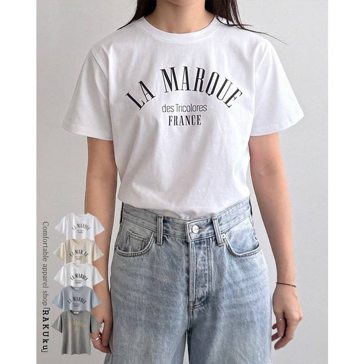 Tシャツ レーディス シンプル | RAKUku | 詳細画像1 