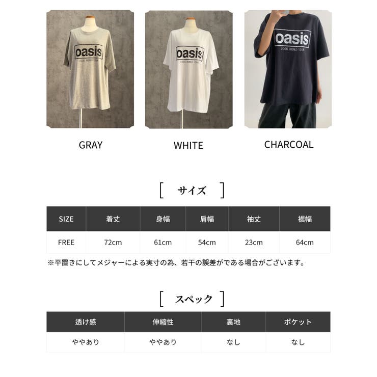 25ss レタリングTシャツ オーバーサイズ | RAKUku | 詳細画像2 