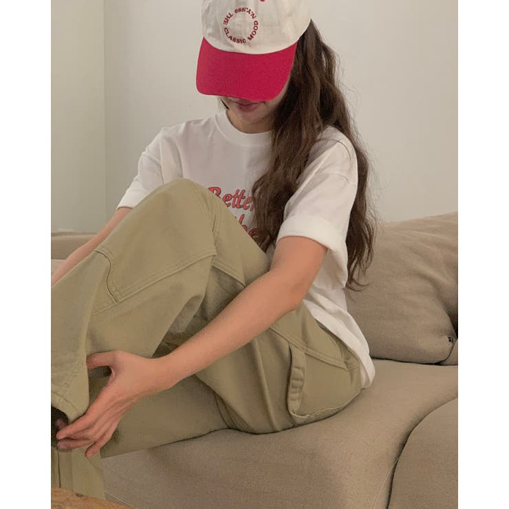 ルーズフィットベアプリントTシャツ レタリング 半袖 | RAKUku | 詳細画像4 