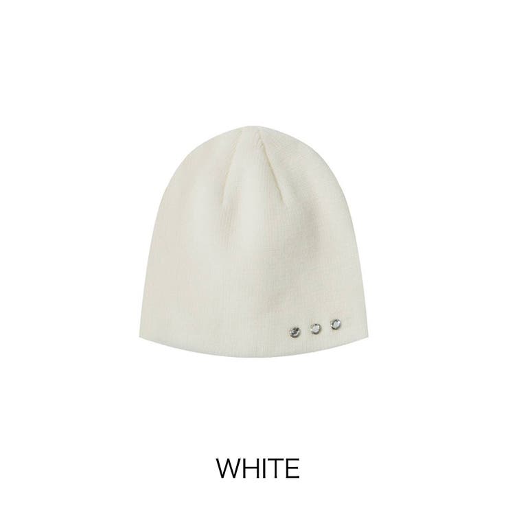 ホワイト | 2color ユニセックス キュービックスタッズ | RAKUku