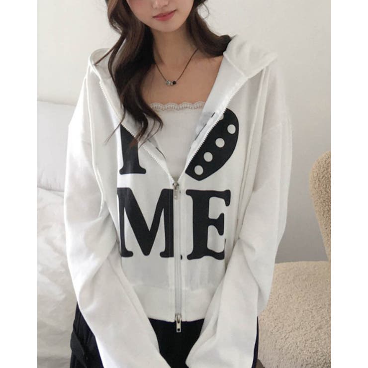 4color アイラブミー ジップアップパーカー | RAKUku | 詳細画像6 