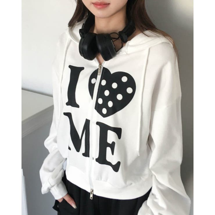 4color アイラブミー ジップアップパーカー | RAKUku | 詳細画像2 