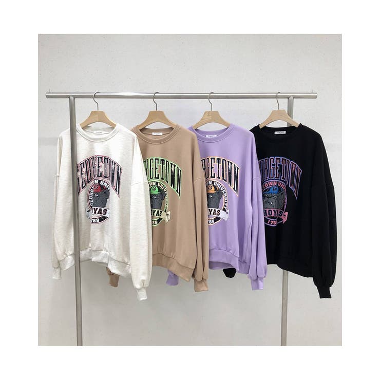 4color オーバーフィットプリントスウェット 長袖 | RAKUku | 詳細画像7 