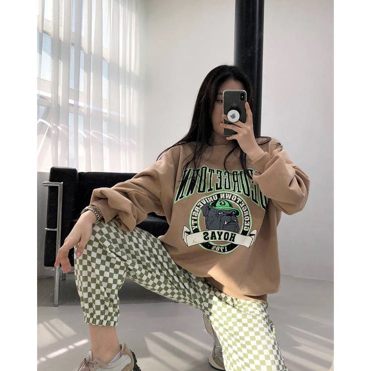 4color オーバーフィットプリントスウェット 長袖 | RAKUku | 詳細画像5 