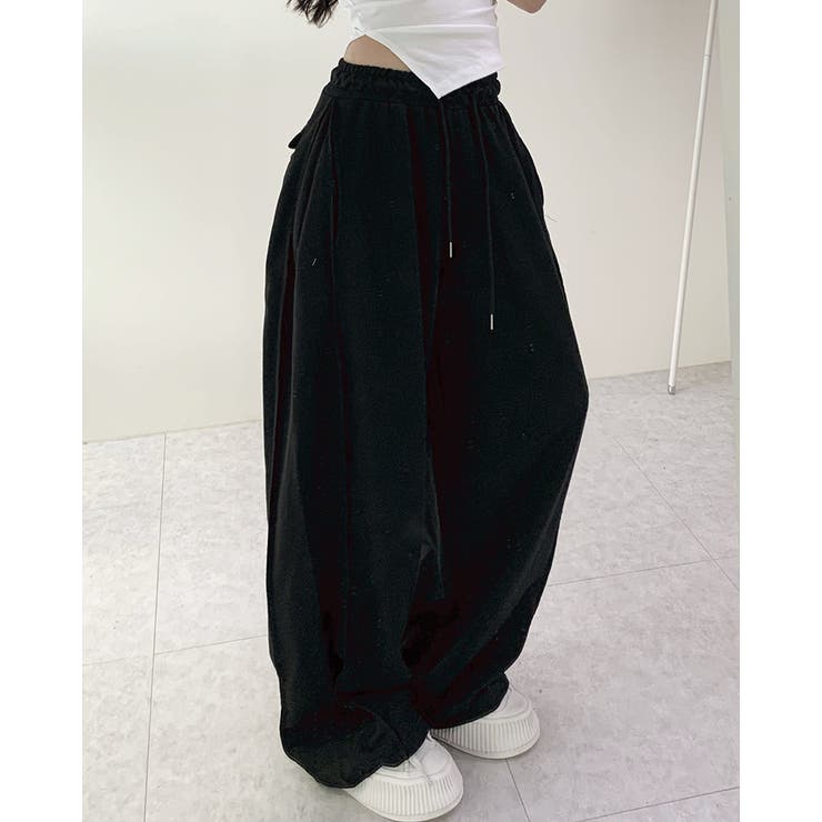 ブラック | 【3color】 韓国風 ルーズシルエット | RAKUku