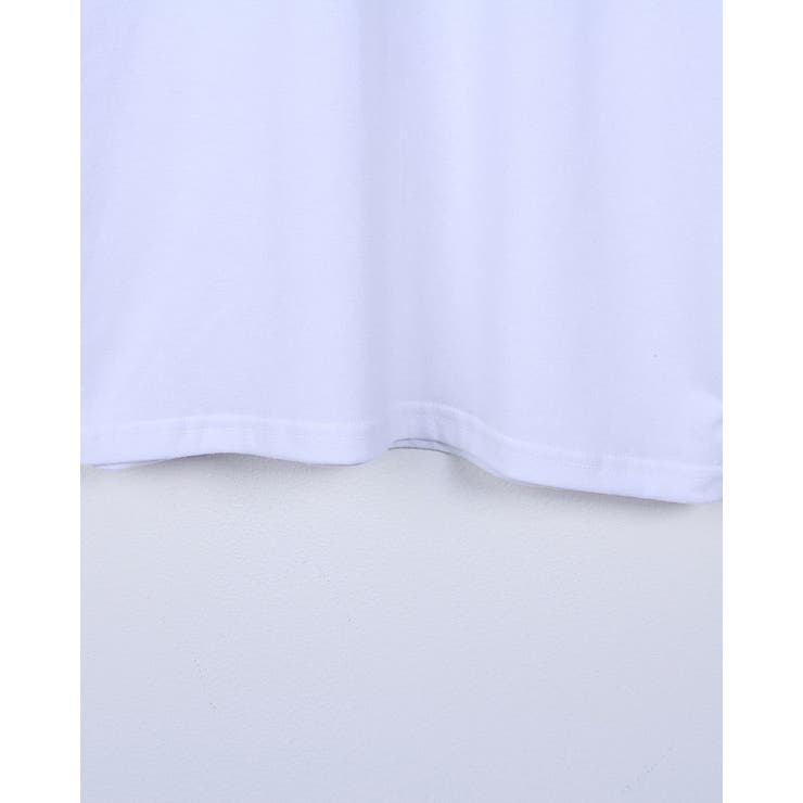 【4color】 やわらかストレッチロゴTシャツ 半袖 | RAKUku | 詳細画像13 