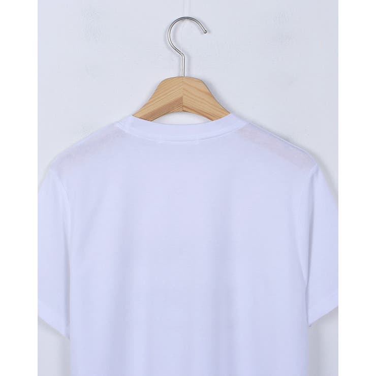 【4color】 やわらかストレッチロゴTシャツ 半袖 | RAKUku | 詳細画像14 