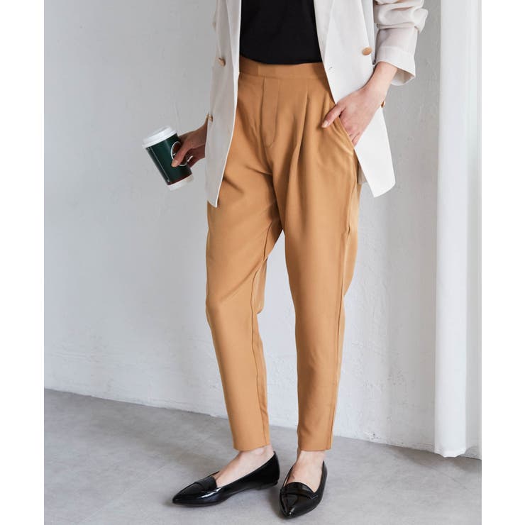 美脚シルエットタックパンツ | RANAN | 詳細画像1 