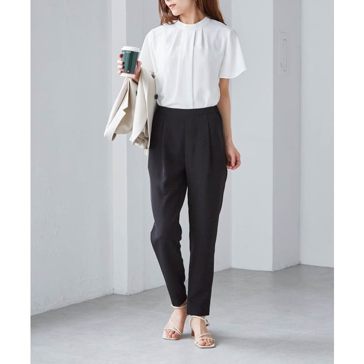 美脚シルエットタックパンツ | RANAN | 詳細画像15 