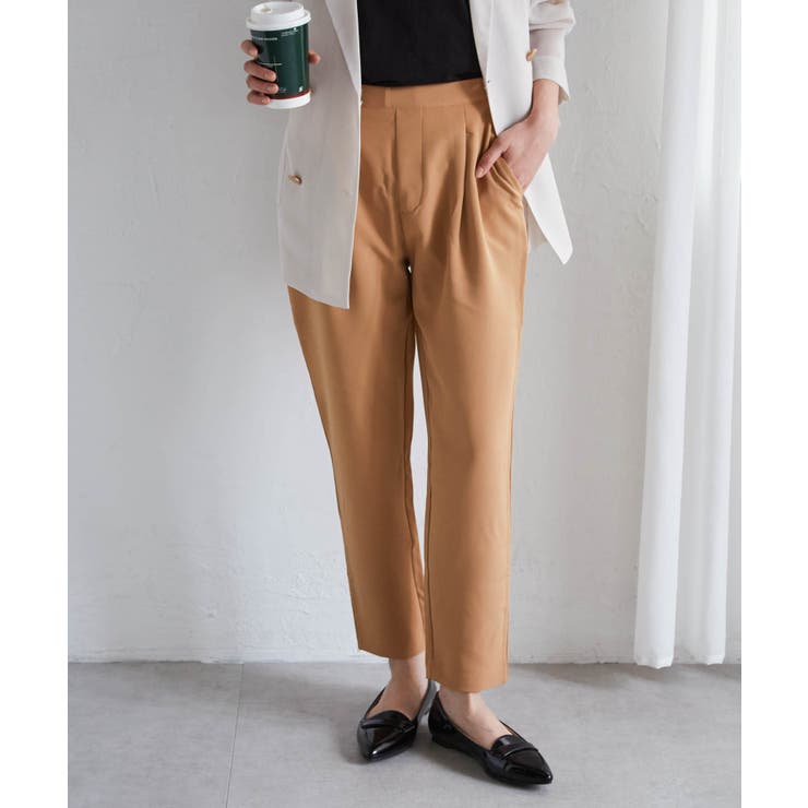 美脚シルエットタックパンツ | RANAN | 詳細画像2 