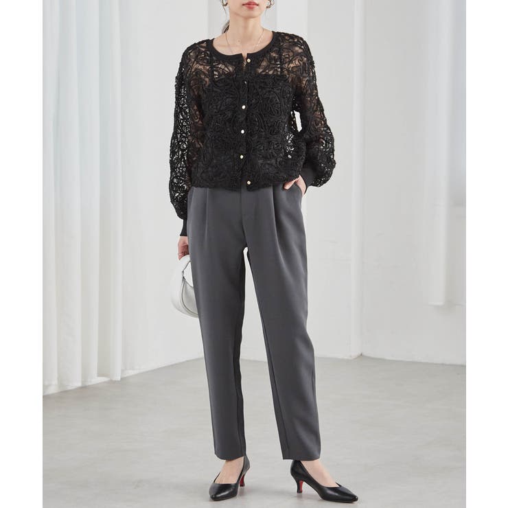 美脚シルエットタックパンツ | RANAN | 詳細画像25 