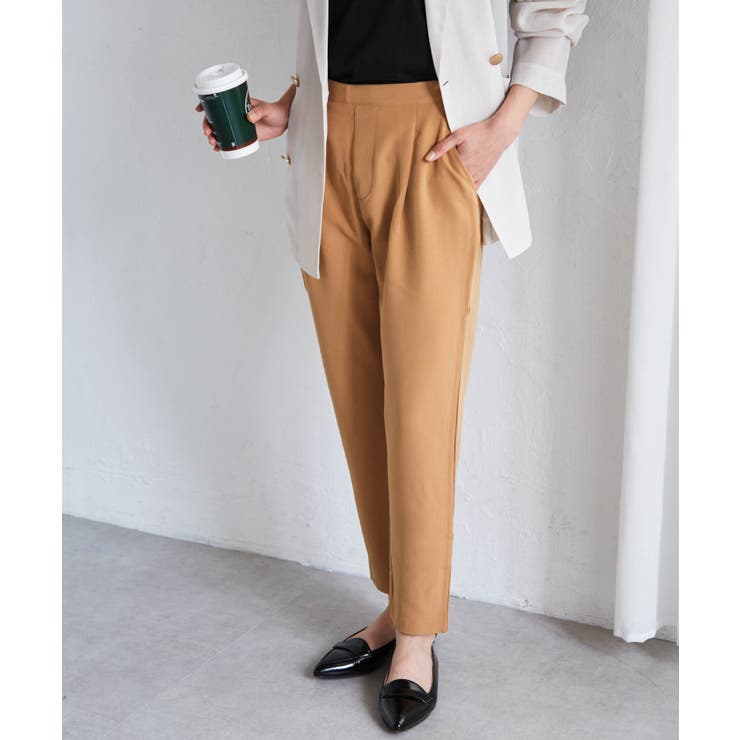 美脚シルエットタックパンツ | RANAN | 詳細画像3 