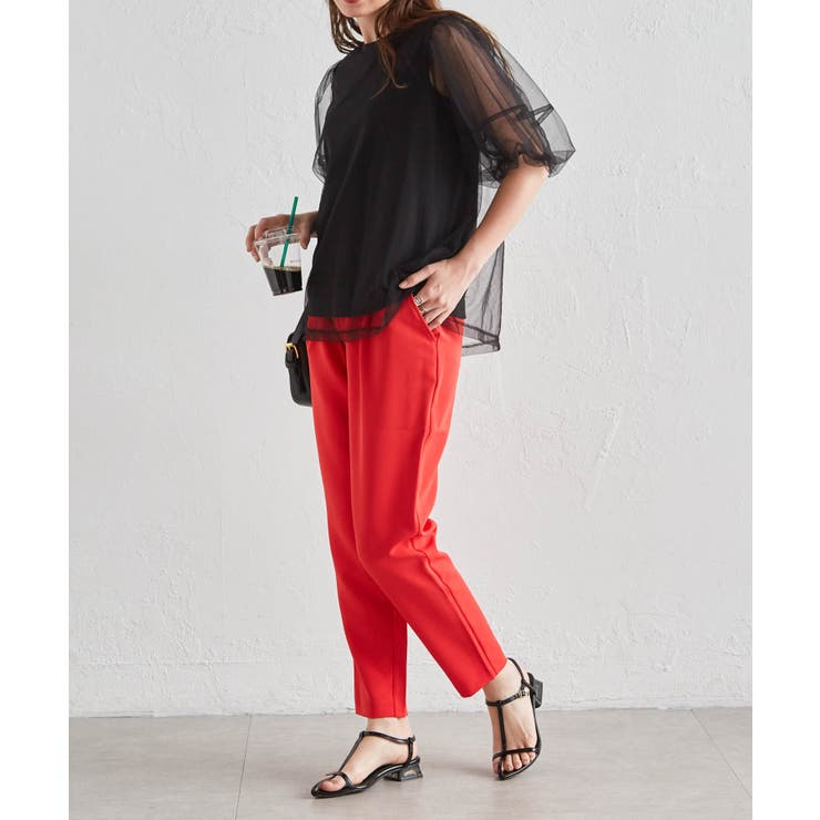 美脚シルエットタックパンツ | RANAN | 詳細画像77 