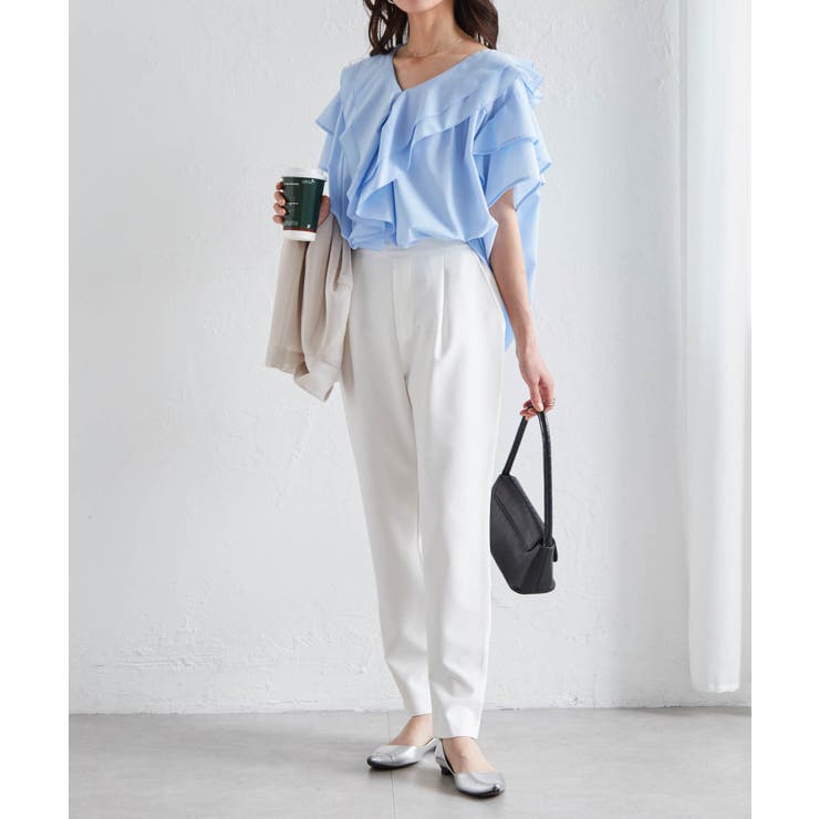 美脚シルエットタックパンツ | RANAN | 詳細画像82 