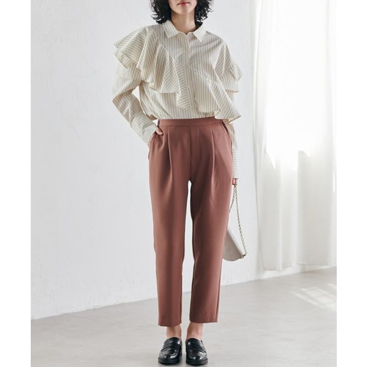 美脚シルエットタックパンツ | RANAN | 詳細画像21 