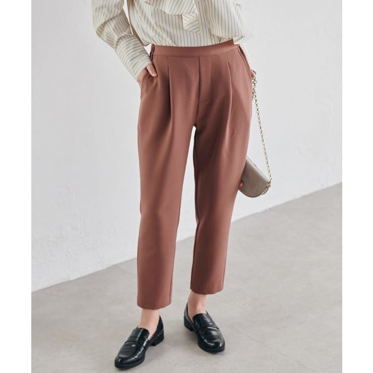 ココア | 美脚シルエットタックパンツ | RANAN