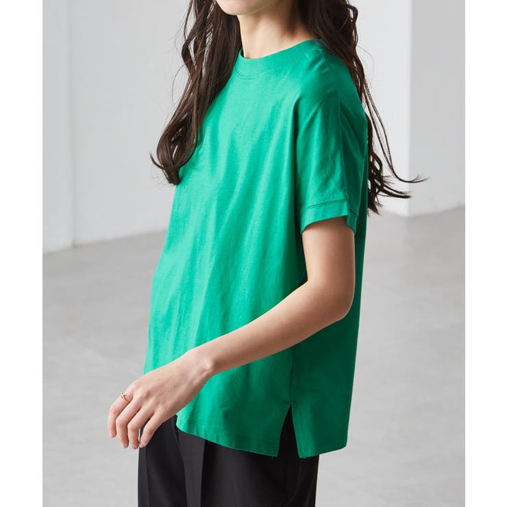 綿１００％ひんやりＵＶカットプチハイネックTシャツ | RANAN | 詳細画像22 