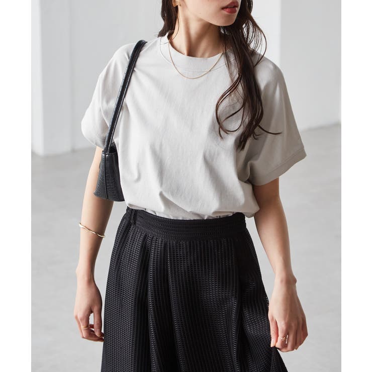 綿１００％ひんやりＵＶカットプチハイネックTシャツ | RANAN | 詳細画像26 