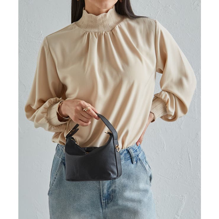 スカラップリブニット使いブラウス | RANAN | 詳細画像14 