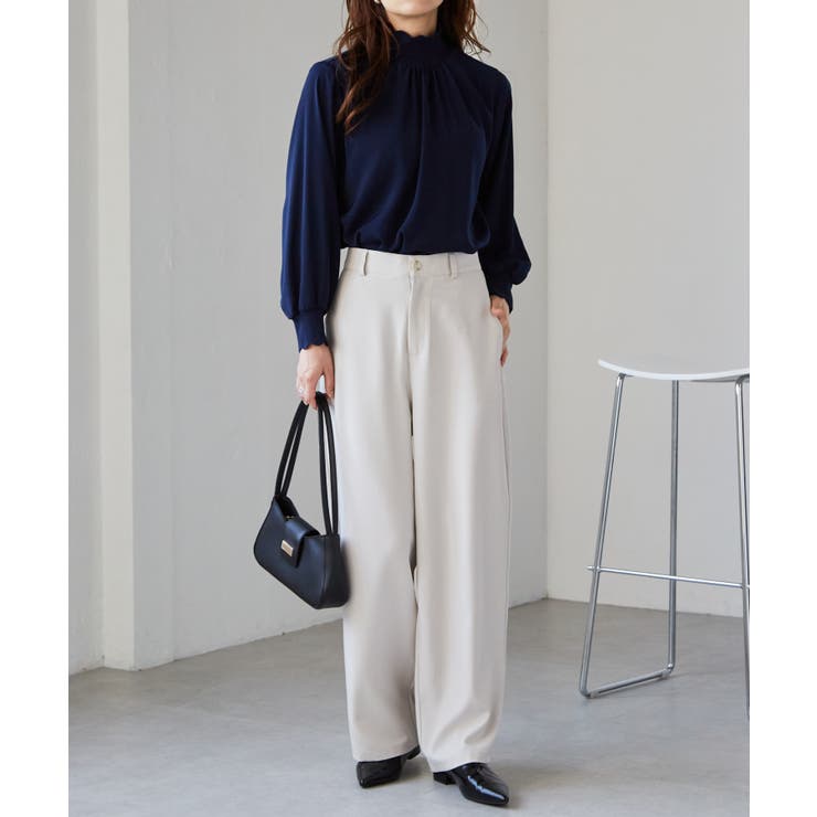 スカラップリブニット使いブラウス | RANAN | 詳細画像23 