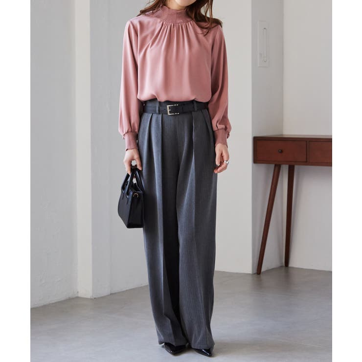 スカラップリブニット使いブラウス | RANAN | 詳細画像28 