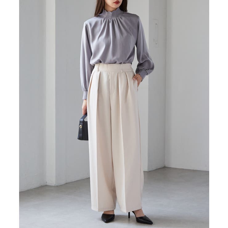 スカラップリブニット使いブラウス | RANAN | 詳細画像38 