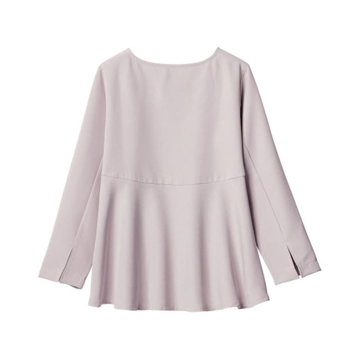 【2点セット】洗える/ストレッチペプラムブラウス＆テーパードパンツセットアップ | RANAN | 詳細画像24 