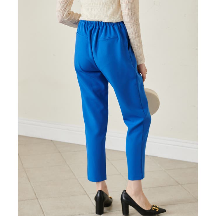 [低身長サイズ有]美脚シルエットタックテーパードパンツ 股下61㎝(UVカット … | RANAN | 詳細画像50 